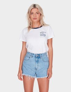 Womens Shorts: ABRAND High Relaxed Short ‘Esmeralda'