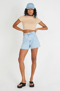 Womens Shorts: ABRAND Venice Short 'Esmeralda'