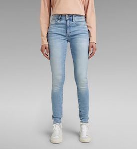 G Star Womens: G-STAR 3301 Skinny 'Light Aged'