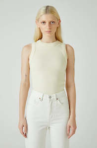 Neuw Womens: NEUW Jonesy Singlet 'Cream'