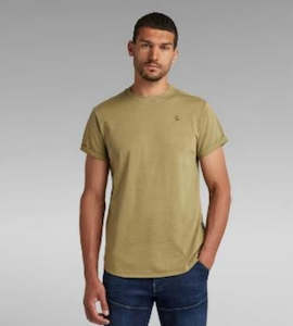Mens Tops: G-STAR Lash Tee ‘Fresh Army Green'