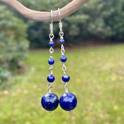 Lapis lazuli earrings