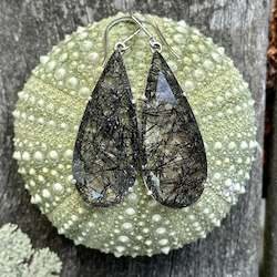 Brazilian Rutilated quartz earrings