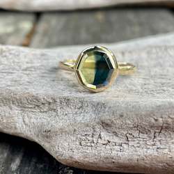 9ct Gold Queensland Parti Sapphire Ring
