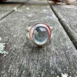 Rings: Sky blue topaz ring