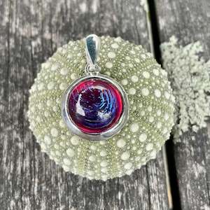 Vintage Fingerprint dragons breath pendant