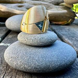 Vintage 18ct gold ring