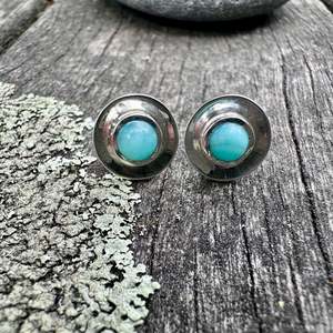 Amazonite studs