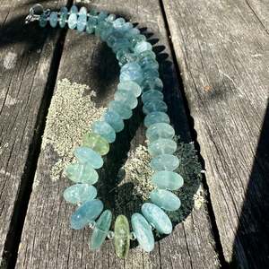 Necklaces: Brazilian aquamarine necklace