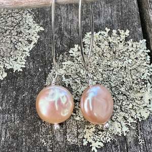 Pearls: Apricot coin pearls