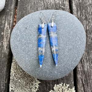 Shop All: Lapis lazuli dagger earrings
