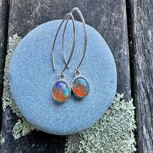 Half Price: Opal earrings