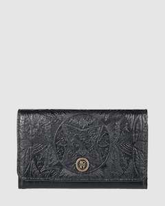 Womens Wallets Purses: Womens Crazy Diamond Tri-Fold Wallet