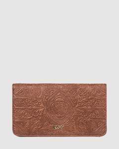 Womens Wallets Purses: Womens Crazy Wave Bi-Fold Wallet