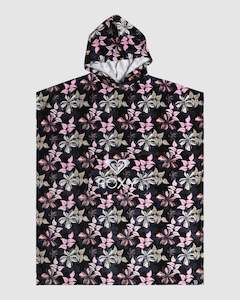 Womens Hooded Towels: Womens Stay Magical Printed Poncho Towel