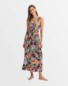 Womens Midi Dresses: Womens Paradise Winds Tropical Midi Dress