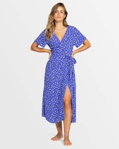 Womens Midi Dresses: Womens Indigo Sand Midi Dress