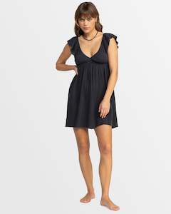 Womens Mini Dresses: Womens Luna Mini Puff Sleeves Mini Dress