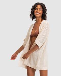 Womens Beach Dresses: Womens Fun Swell Beach Kimono
