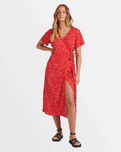 Womens Wrap Dresses: Womens Indigo Sand Wrap Dress