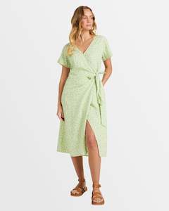 Womens Wrap Dresses: Womens Indigo Sand Wrap Ii Dress