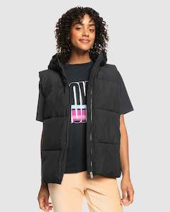 Womens Jackets: Womens Bright Side Longline Hooded Puffer Jacket