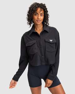 Womens Shackets Jackets: Womens Waves Of Warmth Sports Shacket