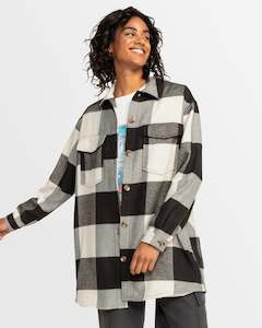 Womens Shackets Jackets: Womens Check The Swell Checkered Shacket