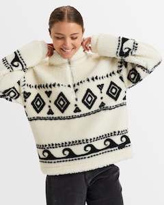 Womens Treasure Soul Half Zip Polar Pullover