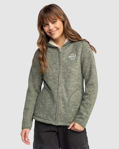 Womens Fleece Jumpers: Womens Petal Fever Polar Fleece Zip-Up Hoodie