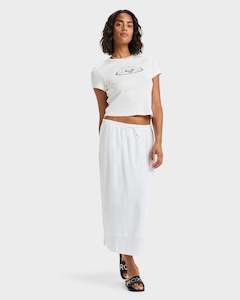 Womens Over The Waves Midi SKirt
