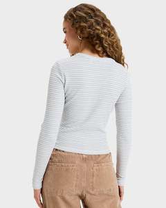 Womens Clothing: Womens Spellbound Stripes Long Sleeve T-Shirt