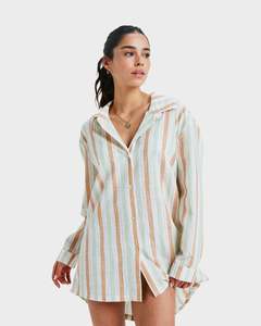 Womens Dresses: Womens New Blue Riptid Cover Up