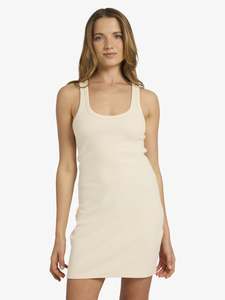 Womens Base Rib Mini Dress