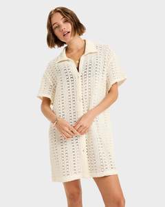 Womens Mini Dresses: Womens Chasin Sunset Cover Up Shirt