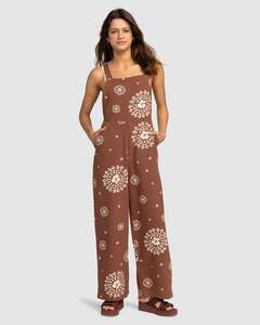 Womens Playsuits Overalls: Womens Sweet Note Jumpsuit