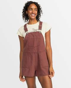 Womens Playsuits Overalls: Womens Crystal Coast Short Overall