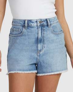 Womens Denim Shorts: Womens Eva Beau Blue Shorts