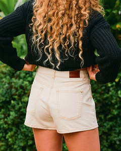 Womens Denim Shorts: Womens Chlo Natural Denim Shorts