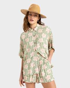 Womens Shirts: Womens Beach Nostalgia Top