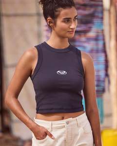 Womens Singlets Tanks: Womens Cropped Top