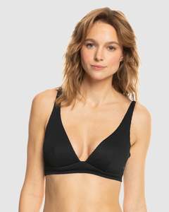 Womens Dd Fit: Womens Rib Roxy Love The Roller Bikini Top
