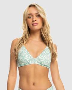 Womens Dd Fit: Womens Pt Rib Roxy Love The Oceana V Bikini Top
