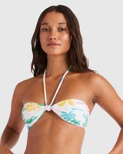 Womens Bikini Tops Bandeau: Womens Surfari Bandeau Bikini Top