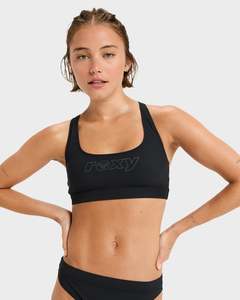 Womens Roxy Active Bralette Bikini Top