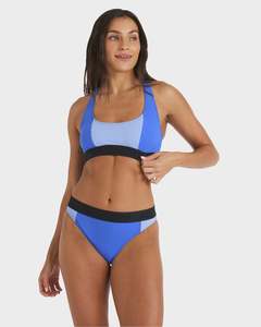 Womens Bikini Tops Bralette: Womens Block Active Bikini Top