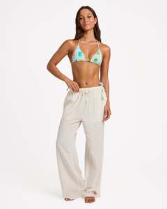 Womens Hibiscus Beach Pants
