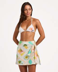 Womens Postcards Saron Mini Skirt