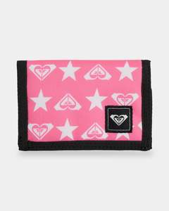 Womens Small Beacj Bi-Fold Wallet