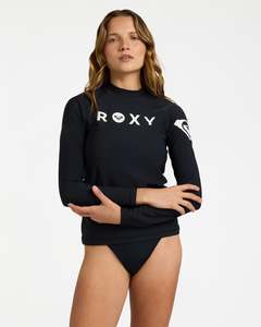 Womens Clothing: Womens Essentials Heater Long Sleeve Rashguard
